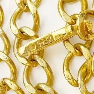 CHANEL | Accessories | Chanel Vintage 24k Gold Chain 982  display picture 1
